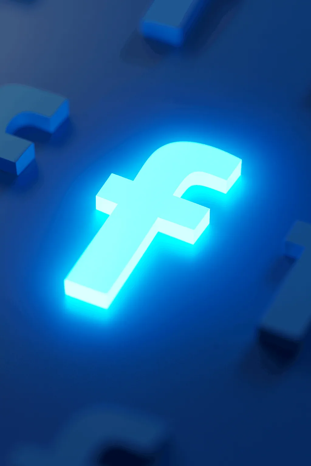 Best Facebook post length 2025 represented by a modern Facebook icon, symbolizing social media engagement strategies