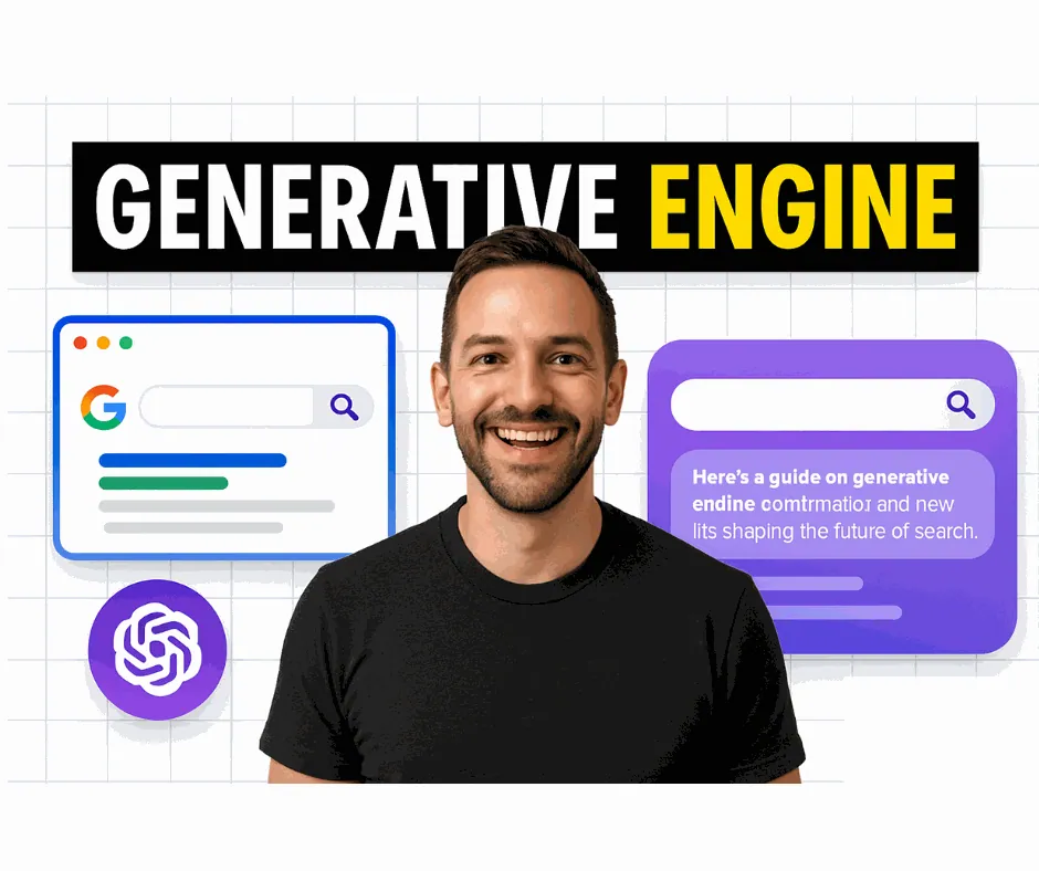 Visual representation of Generative Engine Optimization for tree service companies.