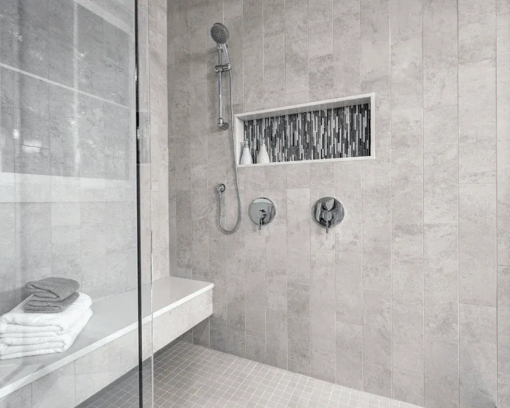 Walk-in shower photo from Carolina Walk-ins