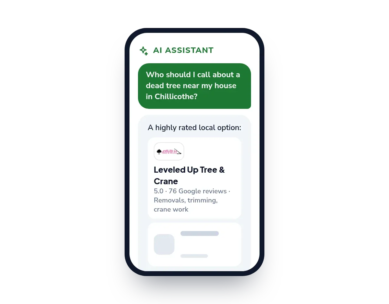 AI assistant answer: When a homeowner asks who to call